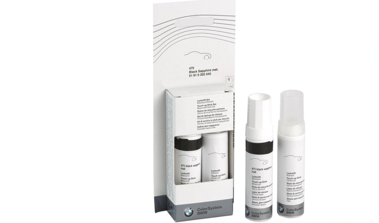 Lakkstift kit 2-komponent BMW Touch Up Dravit Grey Metallic │ Lakk kode C36 – bilde 3