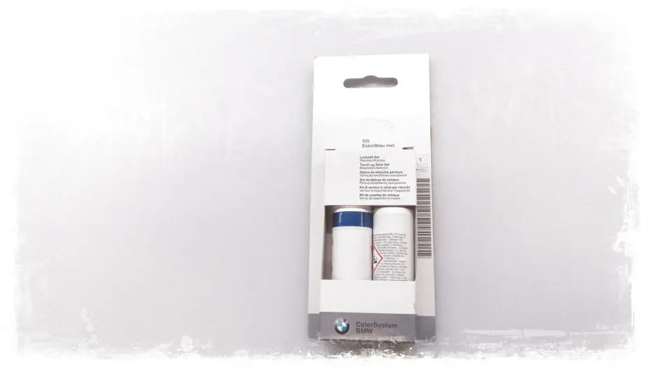 Lakkstift kit 2-komponent BMW Touch Up Estorilblau Met.│ Lakk kode 335 Estoril Blue Met. – bilde 4