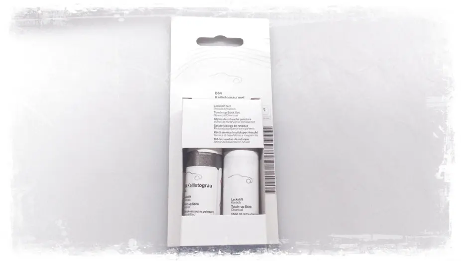 Lakkstift kit 2-komponent BMW Touch Up Kallistograu Met. │ Lakk kode B64 Callisto Gray Met. Image 4