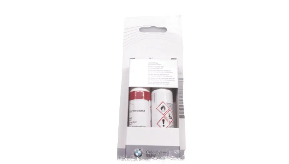 Lakkstift kit 2-komponent BMW Touch Up Karmesinrot│ Lakk kode A61 Crimson Image 3