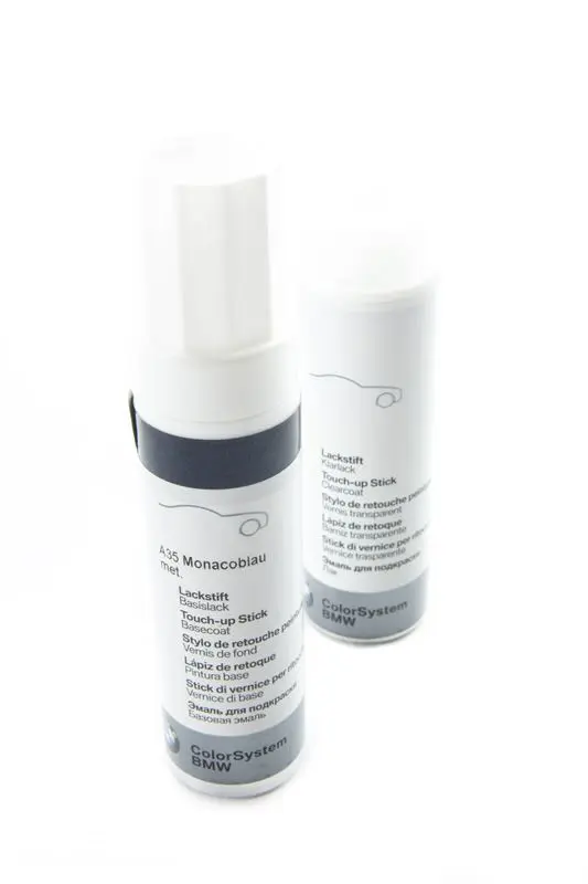 Lakkstift kit 2-komponent BMW Touch Up Monacoblau Met.│ Lakk kode A35 Monaco Blue Met. – bilde 3