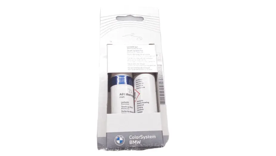 Lakkstift kit 2-komponent BMW Touch Up Montegoblau Met. │ Lakk kode A51 Montego Blue Met. Image 4