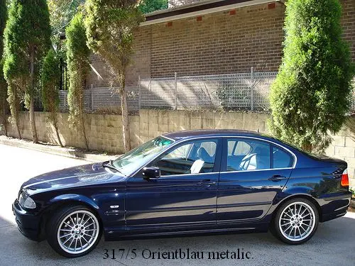 Lakkstift kit 2-komponent BMW Touch Up Orientblau Met.│ Lakk kode 317 Orient Blue Met. – bilde 4