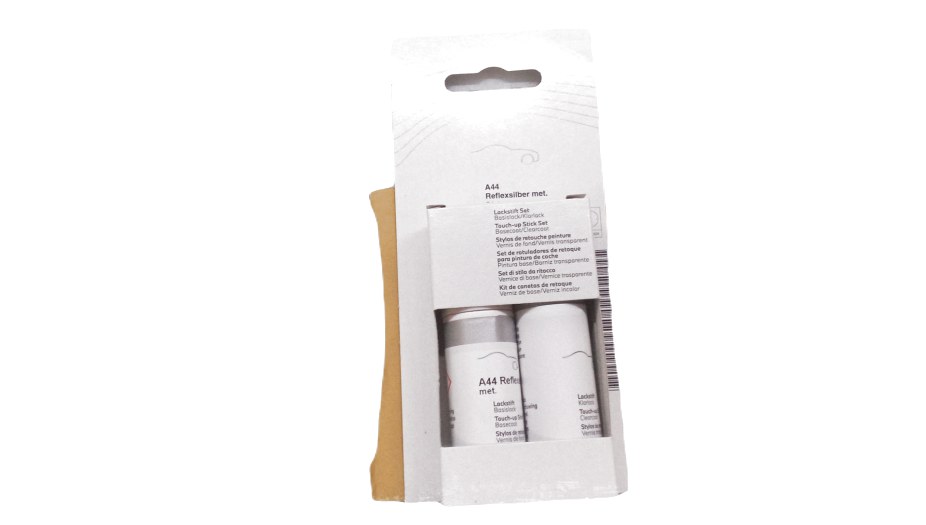 Lakkstift kit 2-komponent BMW Touch Up Reflexsilber Met.│ Lakk kode A44 Reflective Silver Met. – bilde 4
