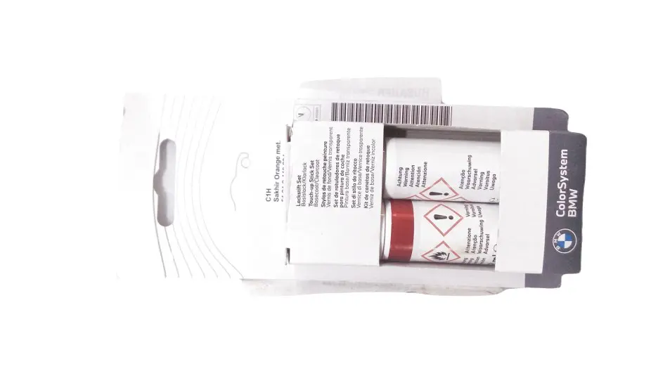Lakkstift kit 2-komponent BMW Touch Up Sakhir Orange Met. │ Lakk kode C1H Sakhir Orange Met. – bilde 3