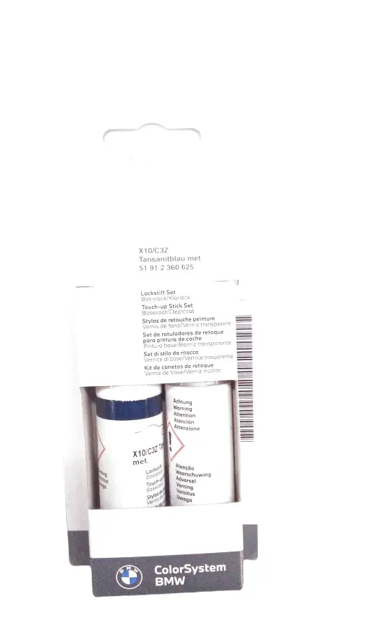 Lakkstift kit 2-komponent BMW Touch Up Tansanitblau Met. │ Lakk kode X10/C3Z Tanzanite Blue Met. Image 4