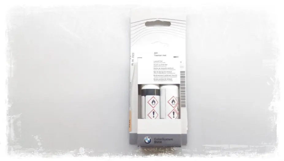 Lakkstift kit 2-komponent BMW Touch Up Tasman Met.  Lakk kode A81 Tasman Met.  Image 3