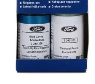 Lakkstift kit 2-komponent Ford Touch Up  Blue Candy Tint │ Lakk kode DU7J-19K512-KG5DDS – bilde 2