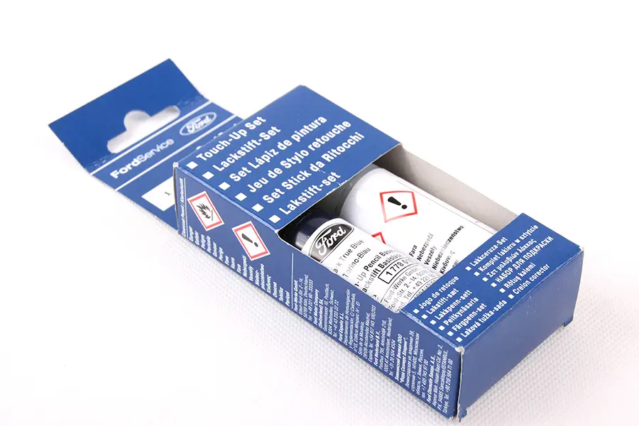 Lakkstift kit 2-komponent Ford Touch Up Dark True Blue │ Lakk kode 1U7Z19500DM – bilde 3