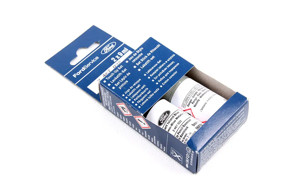 Lakkstift kit 2-komponent Ford Touch Up Desert Island Blue │ Lakk kode Image 1