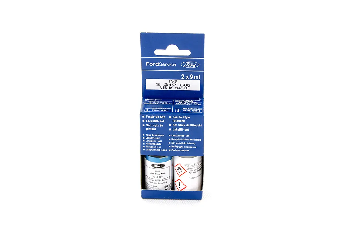 Lakkstift kit 2-komponent Ford Touch Up Dive │ Lakk kode