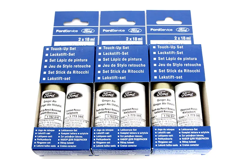 Lakkstift kit 2-komponent Ford Touch Up Ginger Ale │ Lakk kode