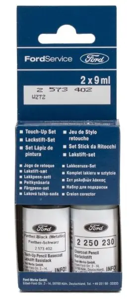 Lakkstift kit 2-komponent Ford Touch Up Iceberg │ Lakk kode ECMCWWA