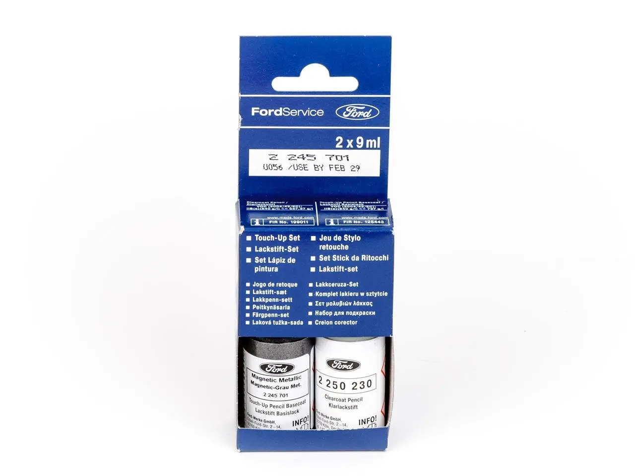 Lakkstift kit 2-komponent Ford Touch Up Magnetic Grey │ Lakk kode FM6EWHA Image 1