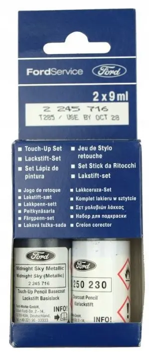 Lakkstift kit 2-komponent Ford Touch Up Midnight Sky │ Lakk kode BMZEWWA Image 1