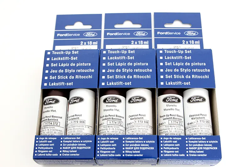 Lakkstift kit 2-komponent Ford Touch Up Morello │ Lakk kode