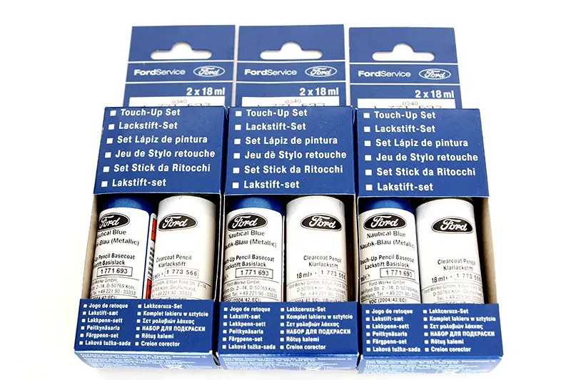 Lakkstift kit 2-komponent Ford Touch Up Nautical Blue │ Lakk kode