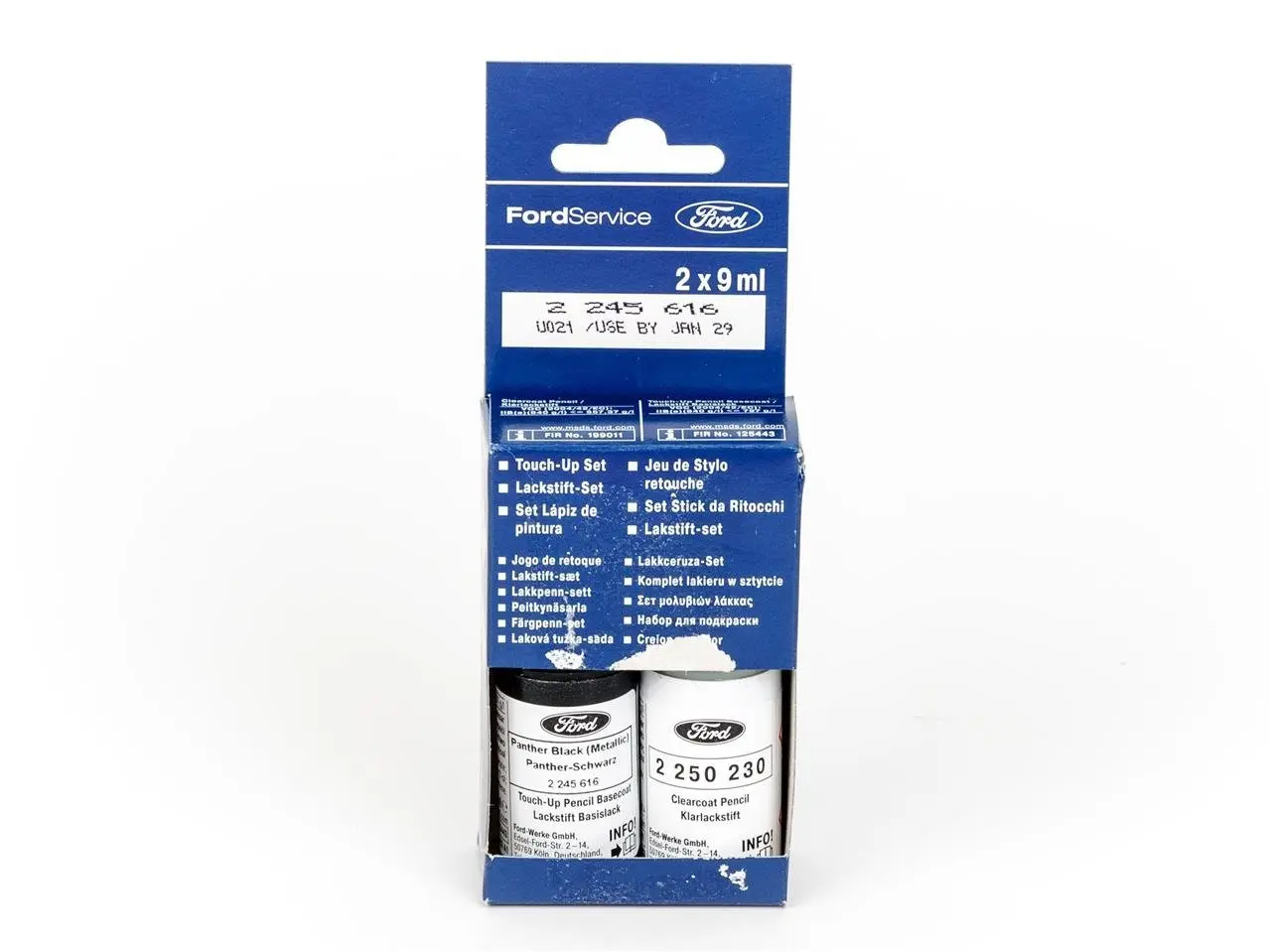 Lakkstift kit 2-komponent Ford Touch Up Panther Black Metallic │ Lakk kode JAYCWWA Image 1