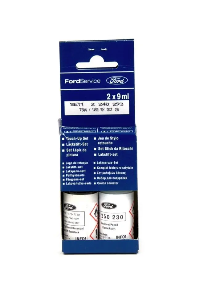 Lakkstift kit 2-komponent Ford Touch Up Platinum Metallic │ Lakk kode RC/M6454