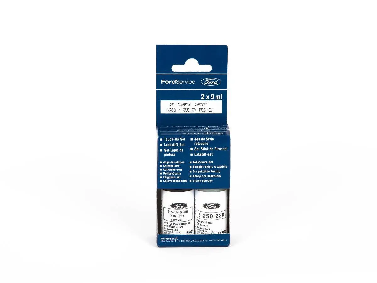Lakkstift kit 2-komponent Ford Touch Up Stealth │ Lakk kode FLVAWWA