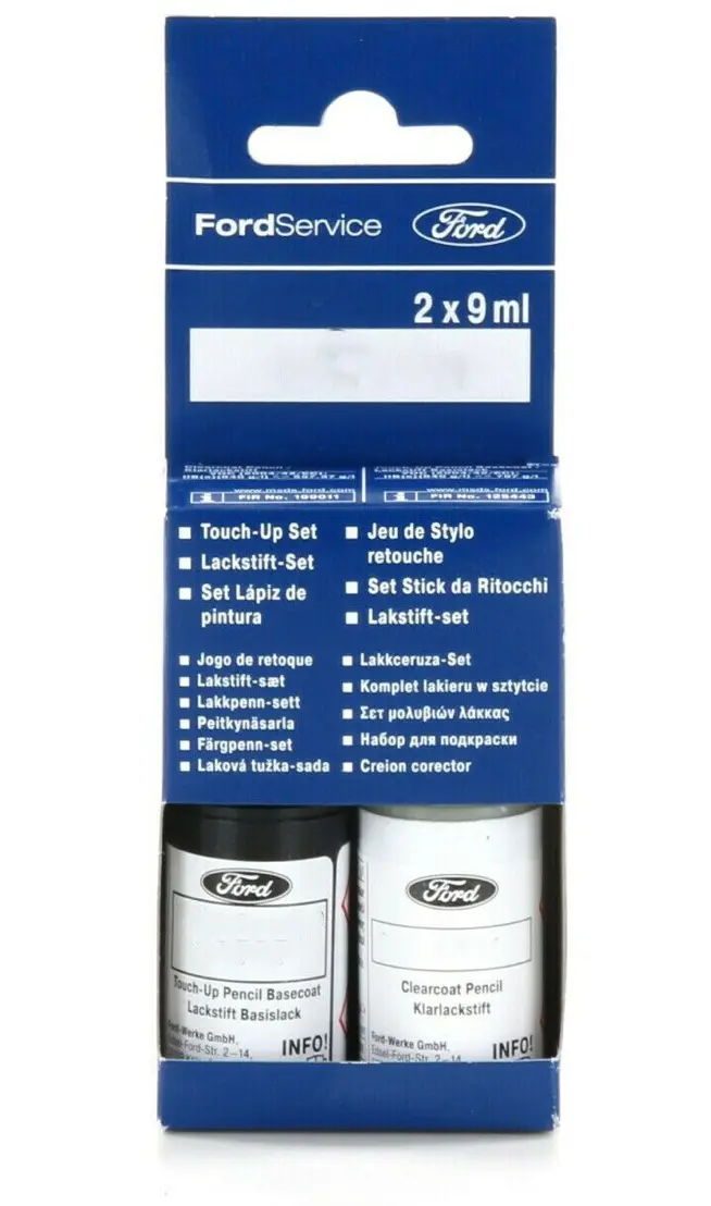 Lakkstift kit 2-komponent Ford Touch Up Sterling Silver Grey  │ Lakk kode DKTCWWA