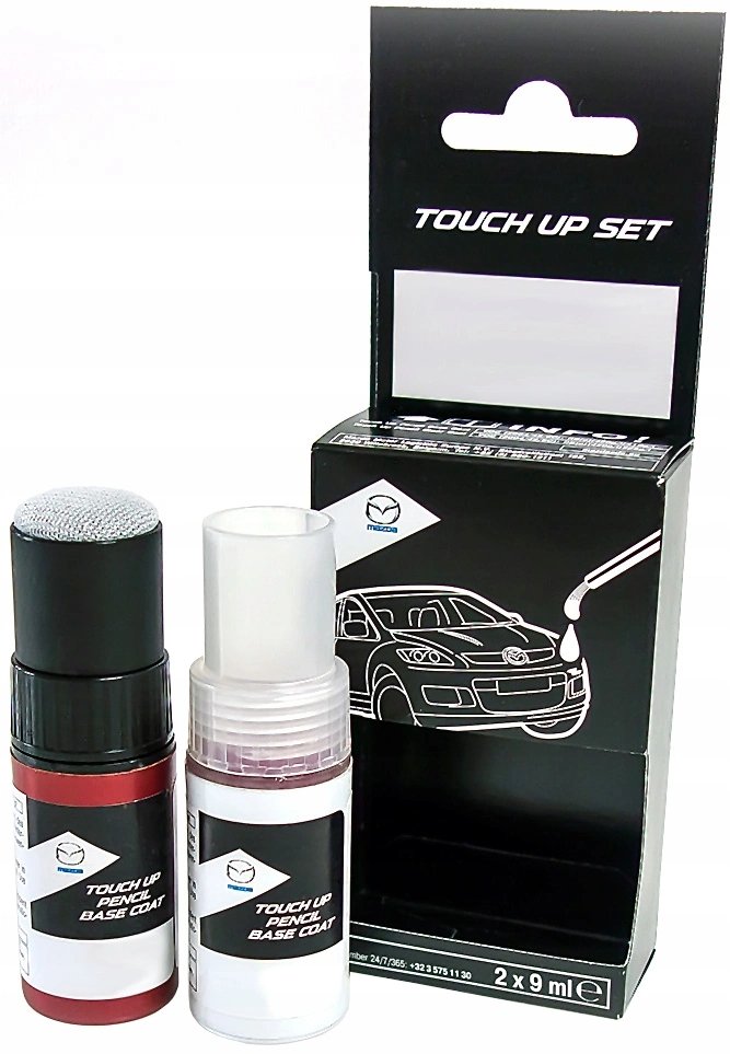 Lakkstift kit 2-komponent Kia Touch Up Paint  │ Lakk kode 41V Soul Red