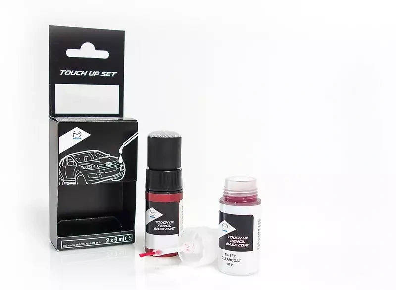 Lakkstift kit 2-komponent Mazda Touch Up Blue Reflex │ Lakk kode 42B Blue Reflex Mica