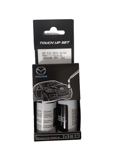Lakkstift kit 2-komponent Mazda Touch Up Machine Grey │ Lakk kode 46G Machine Grey