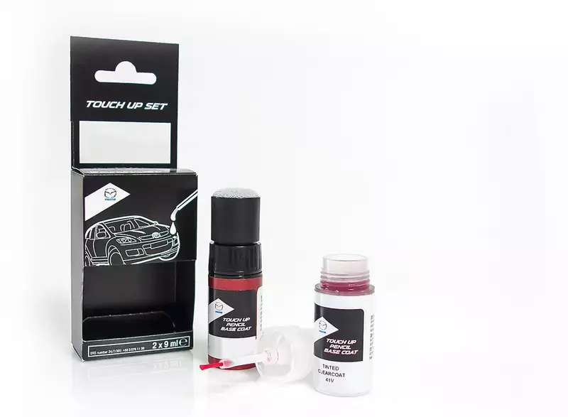 Lakkstift kit 2-komponent Mazda Touch Up Machine Grey │ Lakk kode 46G Machine Grey – bilde 3
