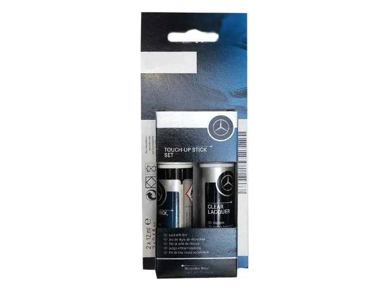 Lakkstift kit 2-komponent Mercedes-Benz Bleu Mers du Sud | Lakk kode 162 Suedseeblau Metallic