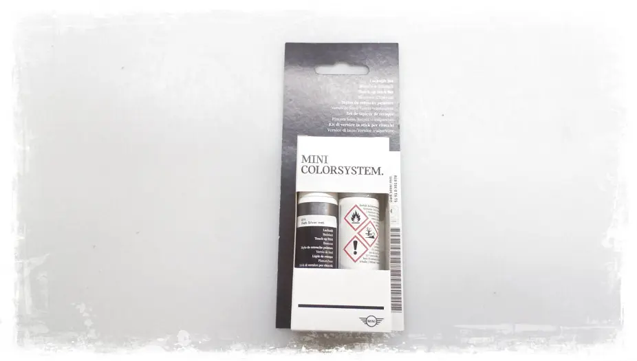 Lakkstift kit 2-komponent MINI Touch Up Dark Silver Met.│ Lakk kode 871 Dark Silver Met. – bilde 3