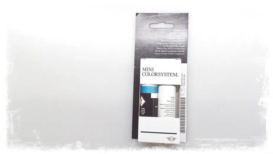 Lakkstift kit 2-komponent MINI Touch Up Electric Blue Met. │ Lakk kode B86 Electric Blue Met. Image 3