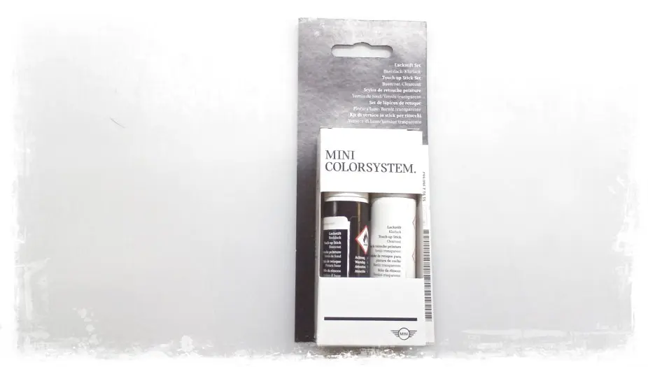 Lakkstift kit 2-komponent MINI Touch Up Iced Chocolate Met.│ Lakk kode B45 Iced Chocolate Met. – bilde 2