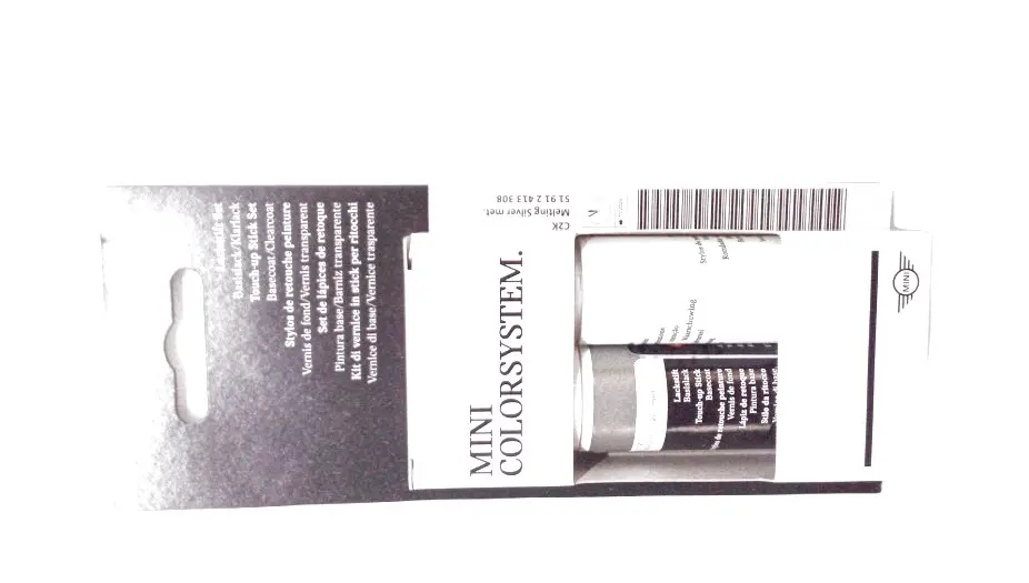 Lakkstift kit 2-komponent MINI Touch Up Melting Silver Met. │ Lakk kode C2K Melting Silver Met. – bilde 3