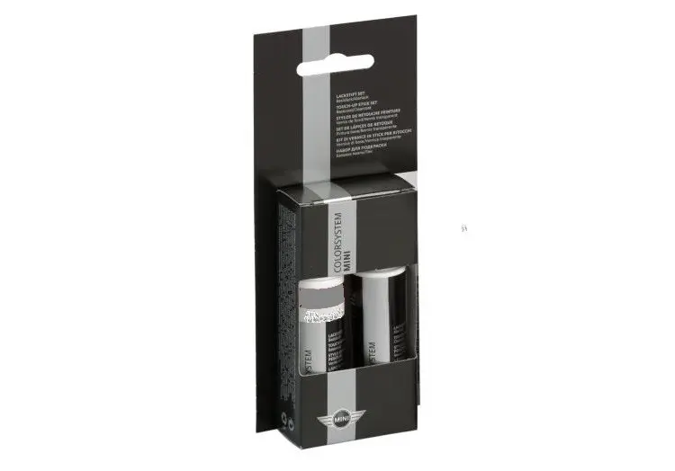 Lakkstift kit 2-komponent MINI Touch Up Moonwalk Grey Met. │ Lakk kode B71 Moonwalk Grey Met. – bilde 2