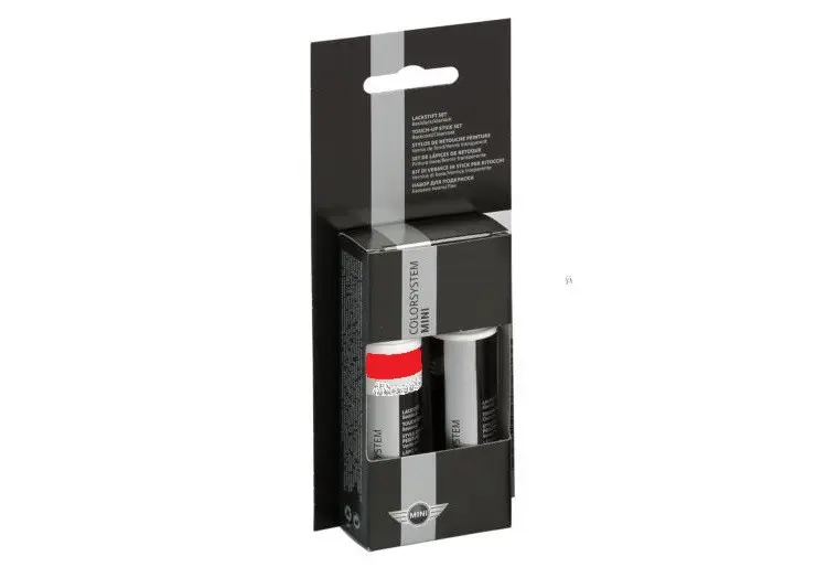 Lakkstift kit 2-komponent MINI Touch Up Nightfire Red Met.│ Lakk kode 857 Nightfire Red Met. – bilde 2