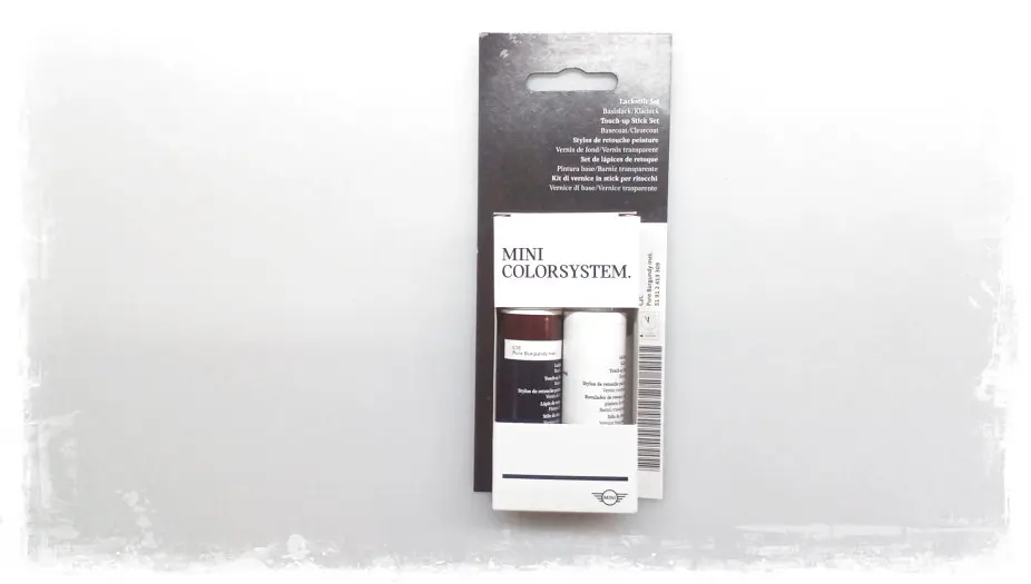Lakkstift kit 2-komponent MINI Touch Up Pure Burgundy Met. │ Lakk kode C2C Pure Burgundy Met. – bilde 3
