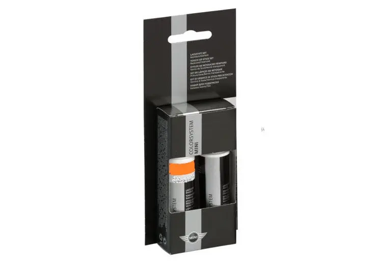 Lakkstift kit 2-komponent MINI Touch Up Spice Orange Met. │ Lakk kode B23 Spice Orange Met. – bilde 2