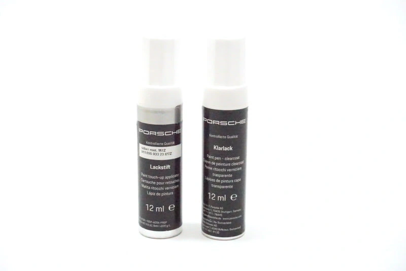 Lakkstift kit 2-komponent Porsche Carrara White Metallic | Lakk kode 2Y / S9R – bilde 2