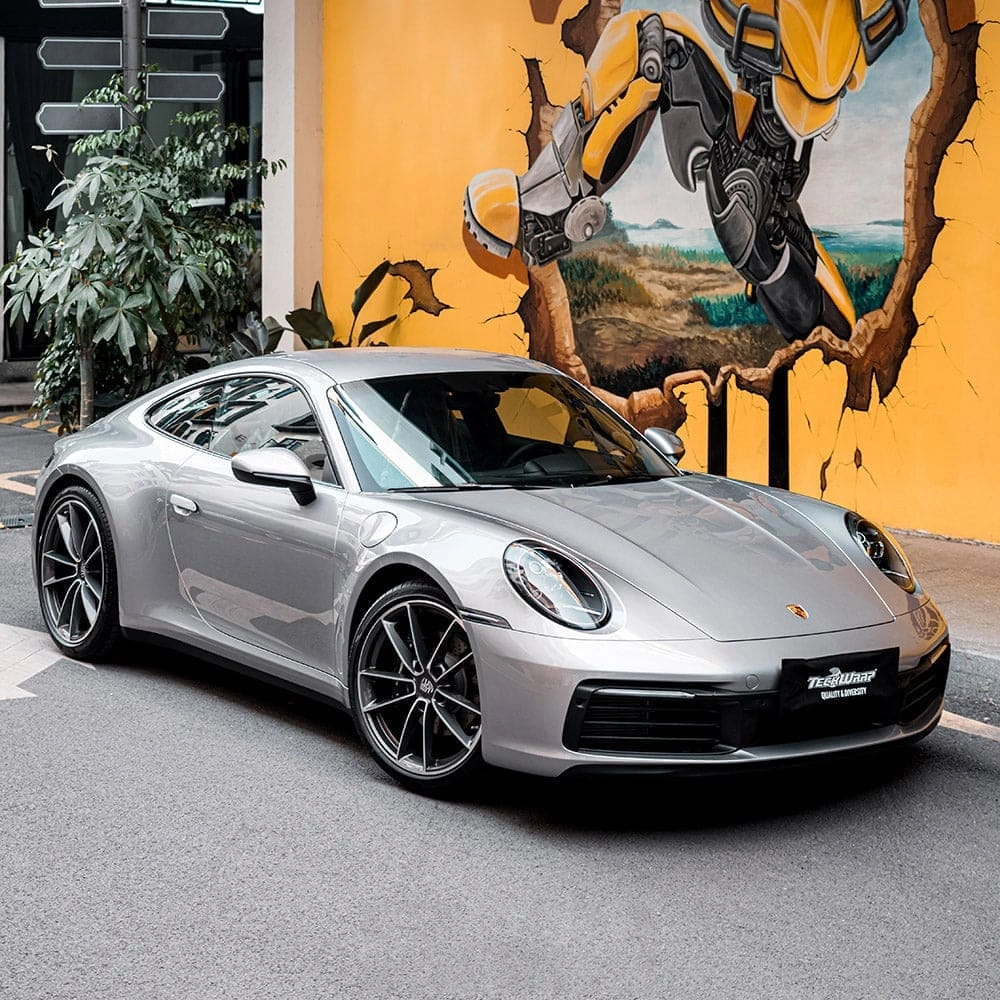 Lakkstift kit 2-komponent Porsche Dolomite Silver Metallic | Lakk kode M7P / F0 – bilde 3
