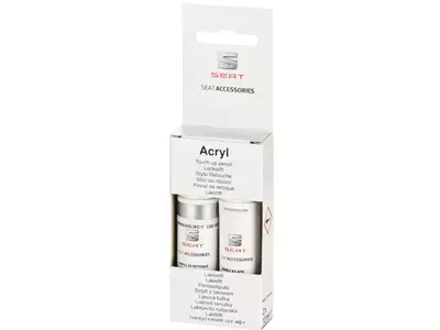 Lakkstift kit 2-komponent Seat Touch Up Reflexsilber Metallic │ Lakk kode A7W Reflex Silver Metallic