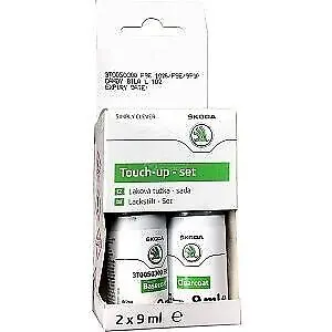 Lakkstift kit 2-komponent Skoda Touch Up Blue Storm Metallic │ Lakk kode 9462 F5Q 8D8D – bilde 2