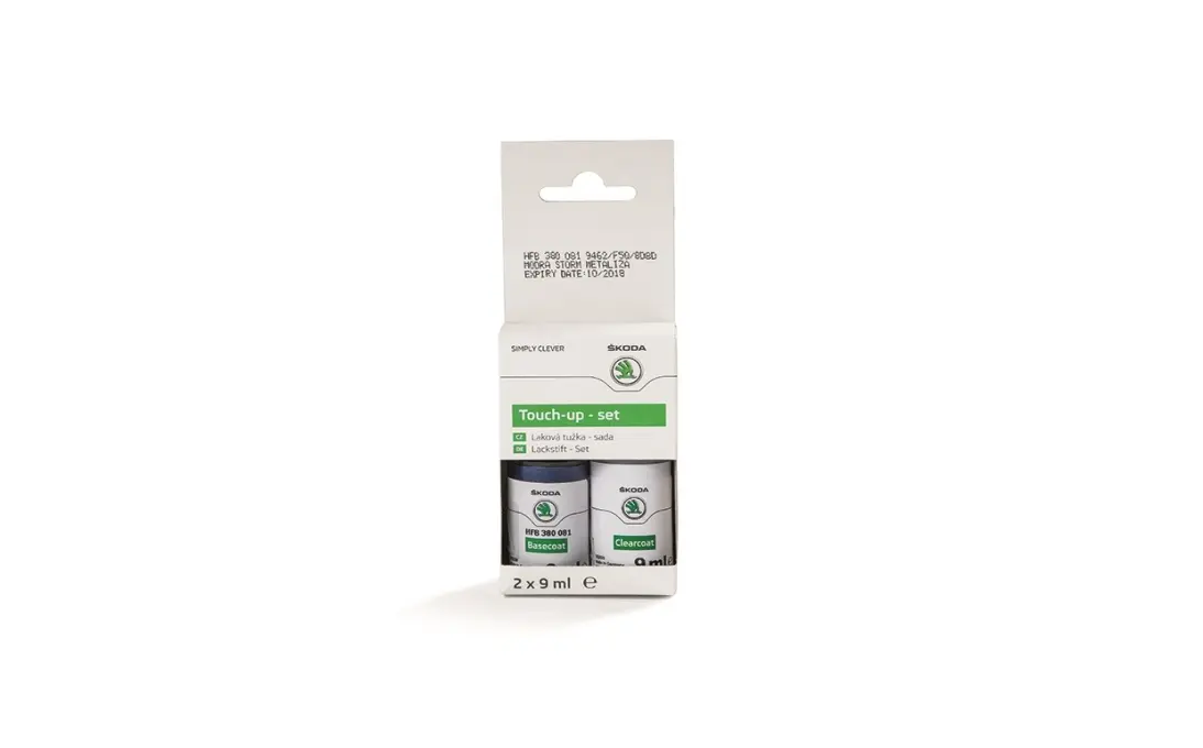 Lakkstift kit 2-komponent Skoda Touch Up Blue Storm Metallic │ Lakk kode 9462 F5Q 8D8D – bilde 3