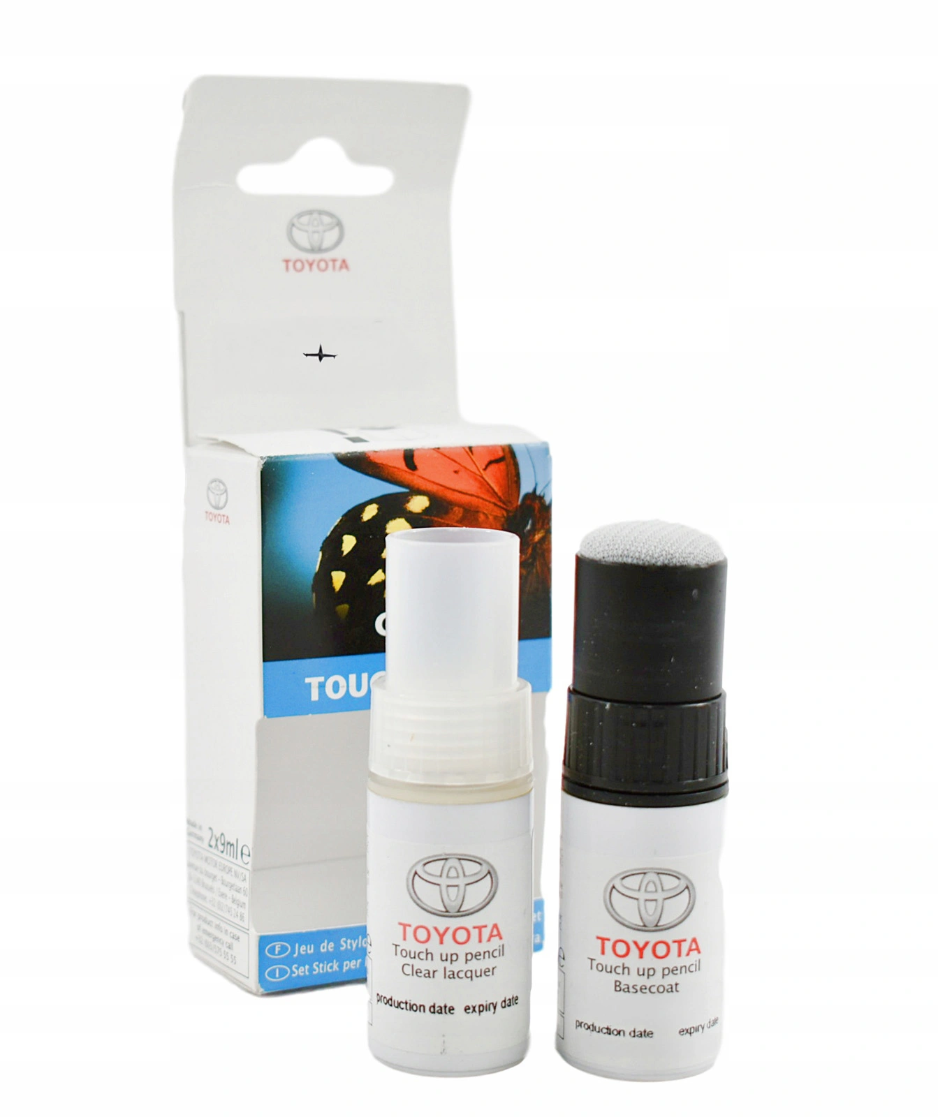 Lakkstift kit 2-komponent Toyota 1G3 Gray Metallic │ Lakk kode 1G3 for Toyota og Lexus
