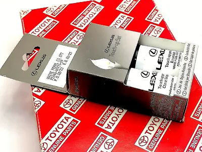 Lakkstift kit 2-komponent Toyota Touch Up White Pearl │ Lakk kode 077 Prem White Pearl Image 2