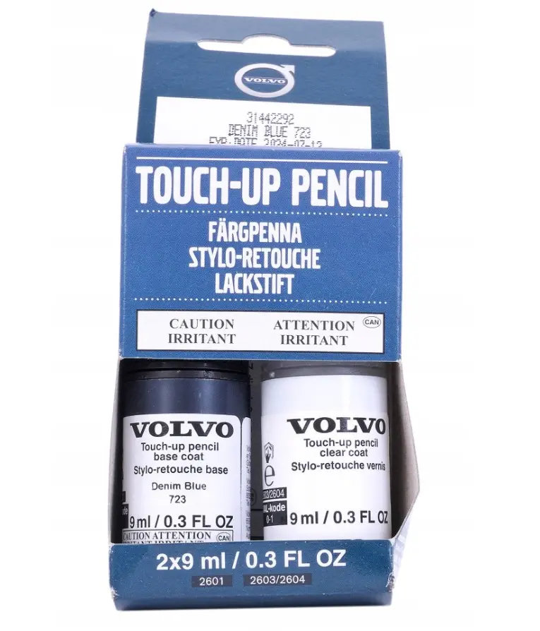 Lakkstift kit 2-komponent Volvo Denim Blue │ Lakk kode 723 Midnight - Polestar Image 1