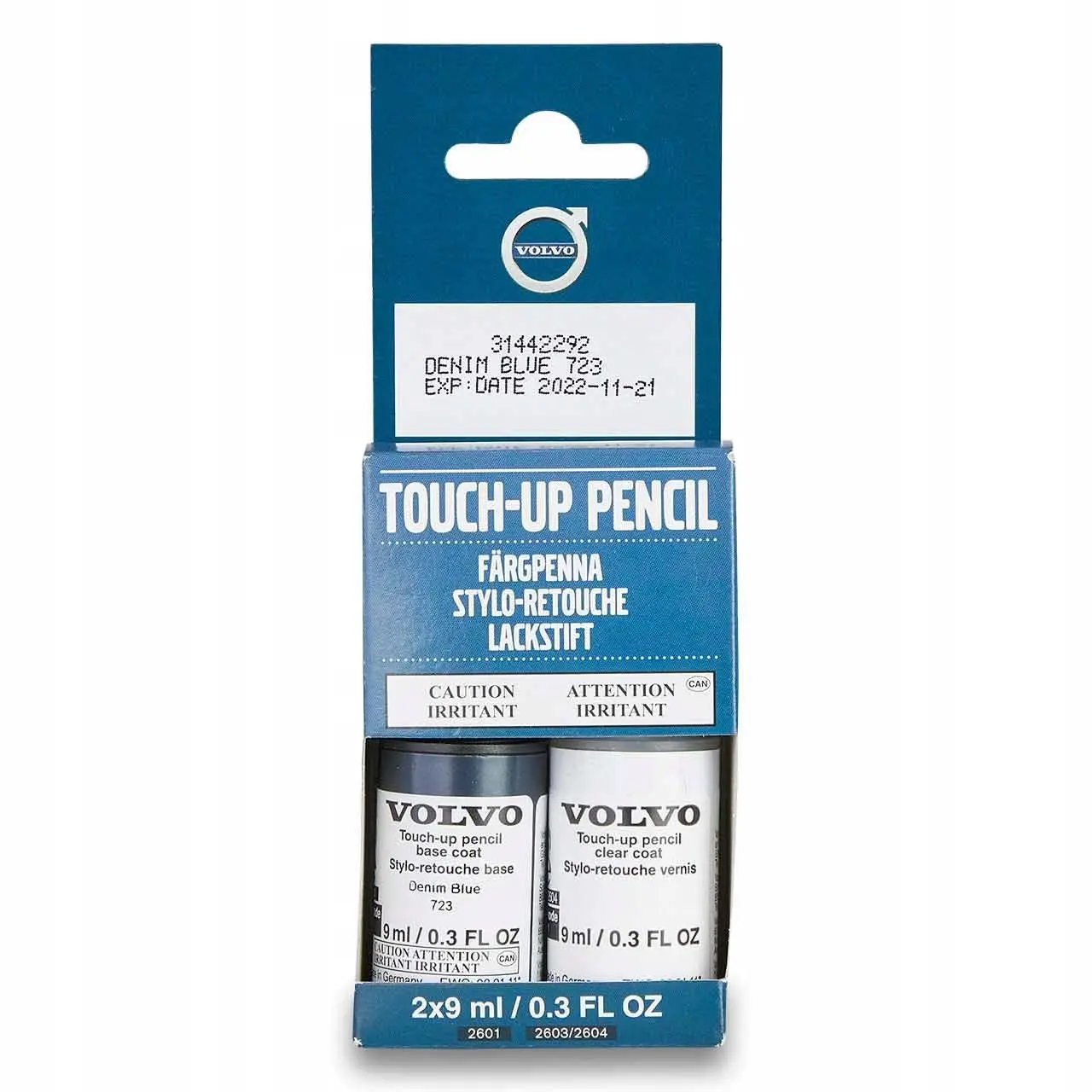 Lakkstift kit 2-komponent Volvo Denim Blue │ Lakk kode 723 Midnight - Polestar Image 3