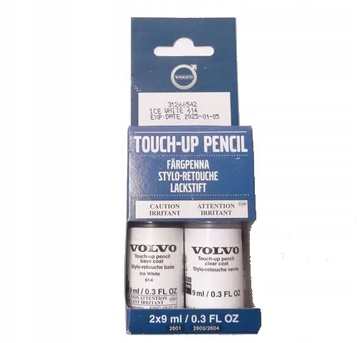Lakkstift kit 2-komponent Volvo Touch Up Ice White │ Lakk kode 614 Image 1
