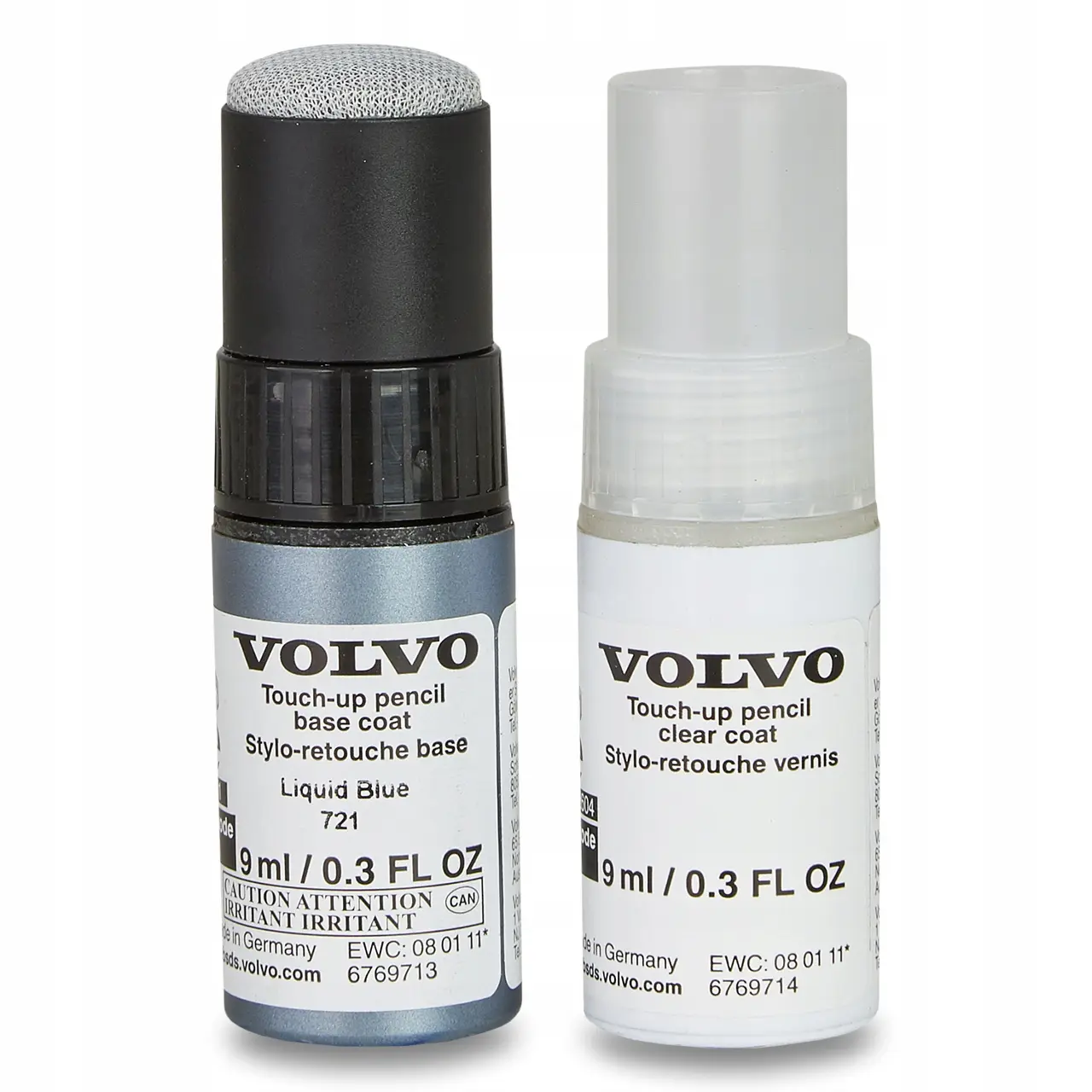 Lakkstift kit 2-komponent Volvo Touch Up Liquid Blue │ Lakk kode 721 – bilde 2