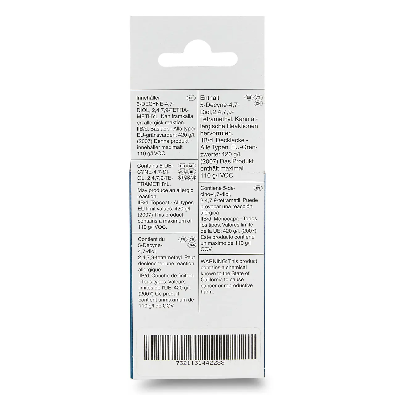 Lakkstift kit 2-komponent Volvo Touch Up Liquid Blue │ Lakk kode 721 – bilde 3